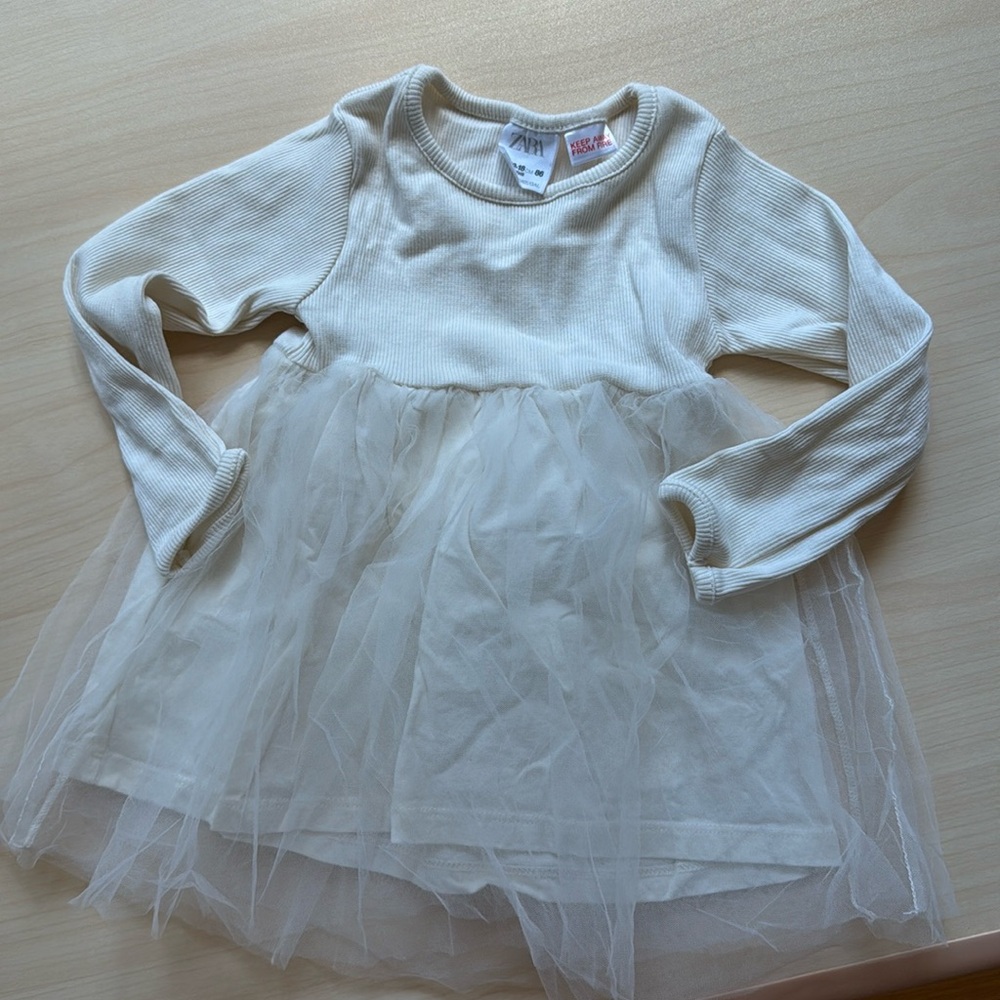 zara white dress 🤍